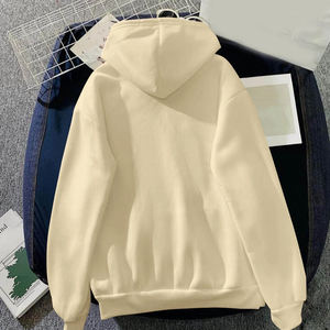 Sudaderas con Capucha Unisex de Alta Calidad, Gruesas, con Apliques Bordados, Diseño Sólido, 100% Algodón Felpa - Product Image 2