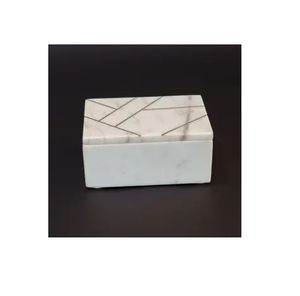 Caja de mármol Logotipo personalizado Joyería Cajas de embalaje Artesanía Producto más vendido caja de mármol - Product Image 5