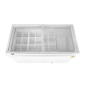 Congelador Comercial de Vidrio Plano con Clasificación de 5 Estrellas, Descongelación Automática, Puertas Corredizas Dobles, Congelación Profunda, HFC-575GM5 - Product Image 6