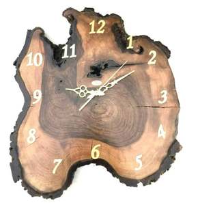 Reloj de pared de madera epoxi verde decorativo para el hogar de diseño moderno de alta calidad único para el hogar y las oficinas última colección - Product Image 2