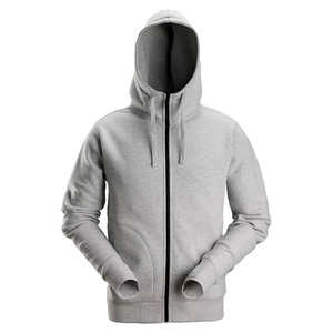 Chaqueta con capucha con cremallera en blanco personalizada en blanco con capucha Sudaderas con cremallera en blanco para hombre - Product Image 6
