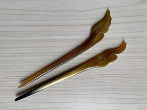 ACCESSOIRES DE CHEVEUX EN CORNE DE BUFFLE POLI CONÇUS Fourchette À Cheveux Bâton Barrettes Clips pour Bijoux Matiss Coiffure - Product Image 2