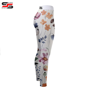 Nouveau dernier style de mode femmes Sublimation Leggings taille haute jambières d'entraînement confortable Yoga Legging - Product Image 4