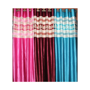 Hot Bán Hoa In Vibrant Đa Hai Lớp Phòng Khách Trang Trí Rèm Cửa Bán Buôn - Product Image 3