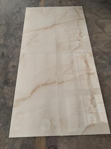 Azulejos de porcelana Premium de 600x1200mm AESENIA ONYX BEIGE Diseños Baldosas modernas de lujo para espacios comerciales residenciales Firebrick - Product Image 4