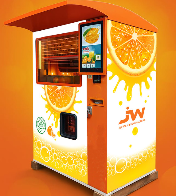 Customized Autometic Orange Juice Self-service Smart Fresh Orange Juice Vending Machine with Coin Cash Card Reader Payment
