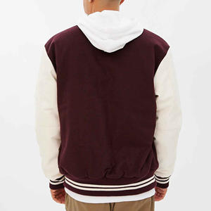 Logo personnalisé 2025 Automne Hiver Hommes Varsity Jacket Loose Baseball Jacket Stand Collar Canvas CollegeBaseballjacket pour hommes - Product Image 3