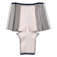 Robes de soins unisexe à ouverture frontale pour personnes âgées, avec ceinture souple, couche légère absorbante, faciles à porter, confort quotidien, 100% coton