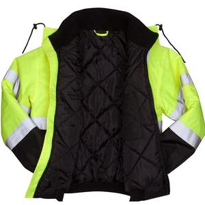Veste de sécurité pour travailleurs de la construction à l'extérieur personnalisable avec plusieurs poches Vêtements de travail en gros avec logo personnalisé - Product Image 5