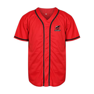 Vente directe d'usine, maillot de baseball à manches courtes, nouveau style, vêtements de sport pour hommes, maillot de baseball - Product Image 2