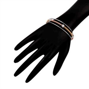 แฮนด์เมดสวยออกแบบกำไลข้อมือเงินแท้92.7ออกแบบหรูหรารายการของขวัญออนไลน์ขายส่ง6.5ซม. NSJB-24/51632 - Product Image 4