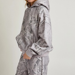 Survêtement décontracté surdimensionné pour femme, manches longues, personnalisé, 2026, 100% polyester, écologique, respirant, saison hivernale - Product Image 5