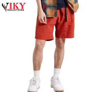 Pantalones cortos de nailon con logotipo personalizado de VIKY INDUSTRIES, calidad superior, el mejor proveedor con logotipo propio para hombre - Product Image 2