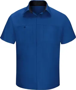 Camisa de motociclista para hombre, camisa de manga corta de secado rápido para hombre, ropa para exteriores para trabajo de oficina y desgaste para hombres