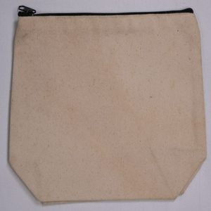 Mini trousse de maquillage en coton à motif floral personnalisé pour femmes Pochette à fermeture éclair matelassée durable Sac cadeau simple personnalisé - Product Image 4