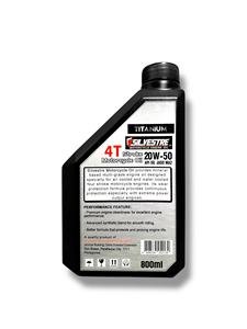 Huile moteur pour moto SILVESTRE, huile minérale multi-grade 20W-50, 1L, API SL, contenant en plastique (fabriqué au PH) - Product Image 4