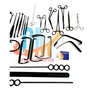 ชุดผ่าตัดต่อมทอนซิลและมะเร็งต่อมน้ำเหลืองเคลือบสีดำ27ชิ้น - Product Image 3