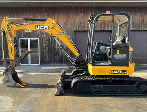Mini-excavatrice JCB 48Z-1 2021 avec pince hydraulique, poids opérationnel de 10-500 lb, excavatrice sur chenilles, godet de 0,12 m, haute efficacité - Product Image 6