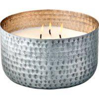 Bougie en cuivre martelé bol fournitures d'événement bougie décorative conteneur de cire grand bol votif circulaire bougies en métal pots Premium