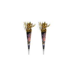 Corno di Plastica Stile Novità per Capodanno, Confezione da 2, 11.6 Pollici - Product Image 1