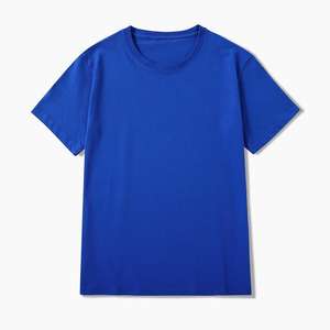 Camiseta de algodón de primera calidad con cuello barco para hombre, camiseta informal de manga corta, atuendo transpirable y elegante para la moda diaria y deportiva - Product Image 5