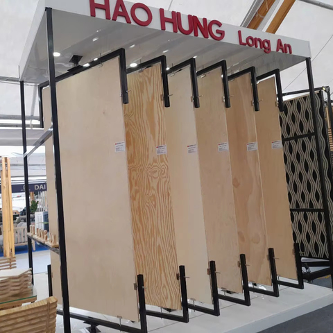 Vietnam Manufacturer's White Packing Poplar Plywood 12-15-18-21mm Heavy-Duty Rubber Core E0 Standard Eco-Friendly Commercial