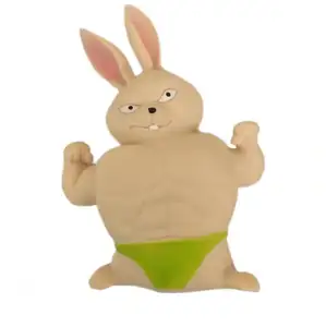 Auto-vente Squishy Toy Soft TPR Plastique Squeeze Extensible Drôle jouet Lapin Sable stretch jouets