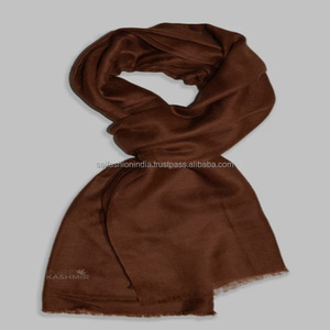 Bufanda 100% Cachemira, Tamaño 70*200, Colores Naturales, Manta de Moda Suave para Invierno, Chal Hijab para Mujer, Tejido Liso - Product Image 2