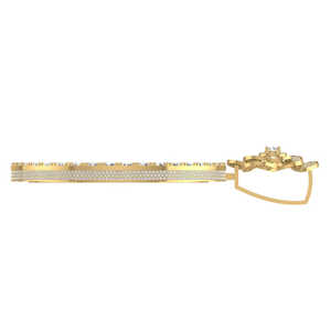 Élégant pendentif en argent sterling 925 avec photo ronde en moissanite et diamant plaqué or, fleur, halo, bordure, pendentifs à breloques - Product Image 4