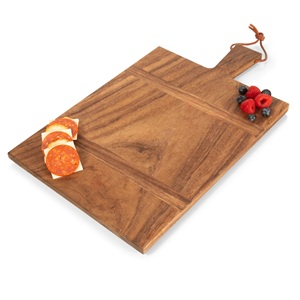 Bloque de corte de madera de acacia más vendido, diseño moderno, forma rectangular, tabla de cortar de madera de tamaño personalizado para cocina, recién llegado - Product Image 5