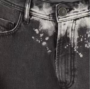 กางเกงขาสั้นผ้าย้อมสีล้วนผ้าย้อมสีล้วนผ้าย้อมสีพื้นกางเกงซักแบบลำลองของผู้ชายแฟชั่นล่าสุด - Product Image 6