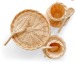 Eco - Friendly Rattan <b>Tea</b> <b>Set</b> for Home Decoration Kitchen Dining Table Rattan <b>Play</b> <b>Set</b> Made in Vietnam From Sisu - Product Image 2