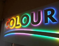 Logo néon en acrylique led personnalisé led couleur motif canal lettre signe illuminé led