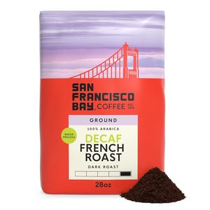 Café Molido Descafeinado San Francisco Bay, Tueste Francés Descafeinado (Bolsa de 28 oz), Café Tueste Oscuro - Product Image 4