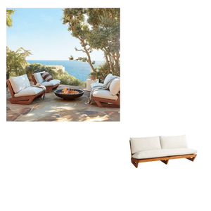 Ensemble canapé de jardin moderne de haute qualité avec bain de soleil canapé sectionnel tout temps patio en bois massif meubles d'extérieur en teck - Product Image 6