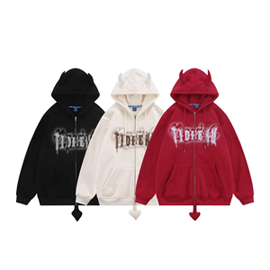 El mejor material Sudadera con capucha para hombre Servicio OEM Directo de fábrica Ajustable Calidad duradera Patrón de impresión Invierno Fleece - Product Image 1