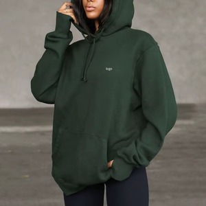 Venta al por mayor tasa de moda ropa de calle personalizada Hop Hip sudadera de gran tamaño para mujeres sudaderas con capucha de algodón polar pulóver Sudadera Mujer - Product Image 3