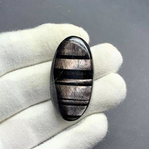 Cristal de Jaspe Hipersteno Verde 100% Hecho a Mano, Grado AAA, Piedra Natural Suelta para Sanación, Corte Cabujón, Certificado por Terceros - Product Image 1