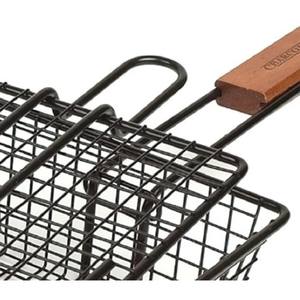 Cage de grillade portative de BBQ d'acier inoxydable avec la maille de filet de poignée pliable pour l'accessoire parfait de cuisson de viande végétale efficace - Product Image 2