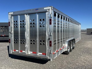 Prix usine Bétail Remorque Volaille Transporter Cochon Boîte Taille Personnalisée et Couleur Cochon Cheval Transport Pas Cher - Product Image 2