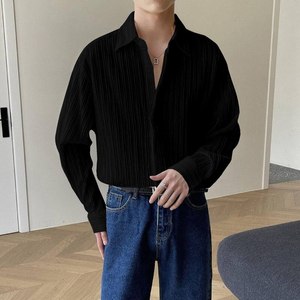 Nuevo Verano 2024, Camisa Casual Versátil de Alta Calidad, Delgada, de Color Sólido, 100% Fibra de Bambú, Floral, Transpirable y de Secado Rápido - Product Image 2