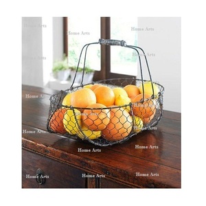 ตะกร้าลวดผักและผลไม้ดีไซน์ใหม่ล่าสุดตะกร้าเหล็กรูปทรงและขนาดกำหนดได้เอง - Product Image 6