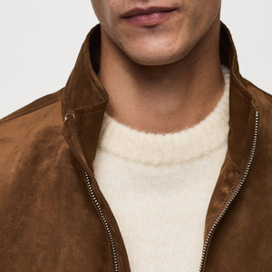 Chaqueta de Gamuza de Cabra para Hombre de Alta Calidad, Estilo Lujoso, Diseño Moderno, Venta Rápida, MOQ Personalizado, Fabricación Propia - Product Image 5