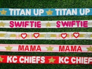 Accessoire de sangle de sac à main de guitare en coton avec accessoire de sac de perles de rocaille - Product Image 4