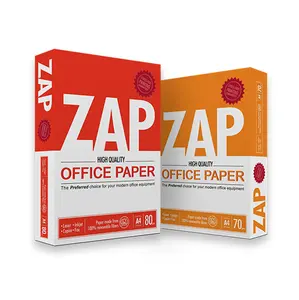 Commercio all'ingrosso buona copia carta intelligente A4 80GSM polpa ufficio doppio un bianco carta ZAP 80