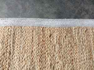 Tapis et moquette rectangulaires à motif floral moderne, en jute et coton tressé, antidérapant, antibactérien, écologique, adapté aux animaux domestiques, fabriqué à la machine - Product Image 3