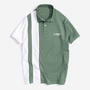 Camisetas de polo personalizadas de alta calidad para hombre, camiseta de golf de algodón en blanco con patrón liso, polos directos del fabricante - Product Image 2
