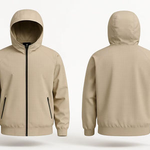 Sudaderas con Capucha Tejidas de Algodón 100% para Hombre, Estilo Casual de Invierno, Color Sólido, Logotipo y Diseño Personalizados, Alta Calidad, Ecológicas, de Secado Rápido y Transpirables - Product Image 1