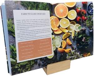 3-Tier Pine Wood Literature Holder Trifold Brochure Holder Flyer Holder Postcard <b>Display</b> and Countertop Wooden <b>Display</b> <b>Stand</b> - Product Image 4