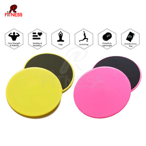 RC Fitness Wear Custom Anti-Slip Eco-Friendly Yoga Pilates Gliding Disc Core Sliders Made Durable <b>ABS</b> EVA Materials for Fitness - Product Image 2